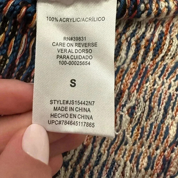 Altar’d State Aztec Sweater Women’s Small Southwest Longline Sleeveless Vest - Picture 3 of 6